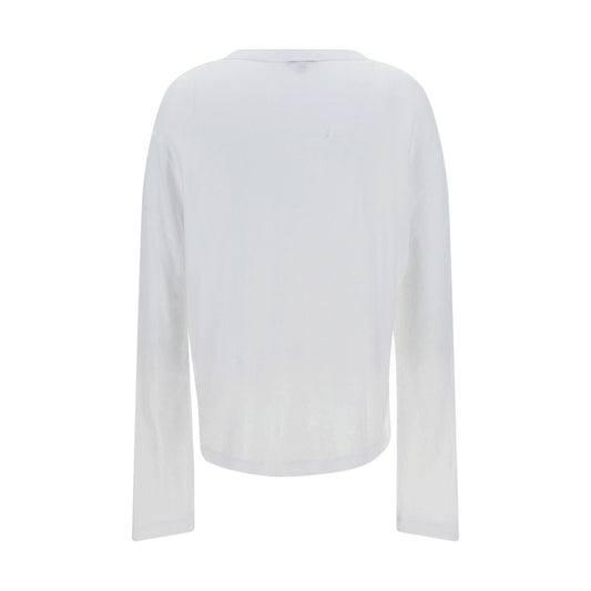 White Cotton Sweatshirt