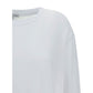 White Cotton Sweatshirt