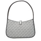 Gray Fabric Handbag