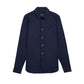 Blue Cotton Dress Shirt