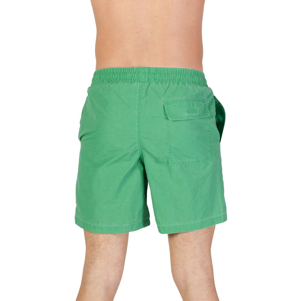 Bicolor Nylon Swim Shorts