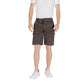 Gray Cotton Bermuda Shorts