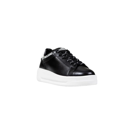 Black And White Synthetic Chunky Sneakers