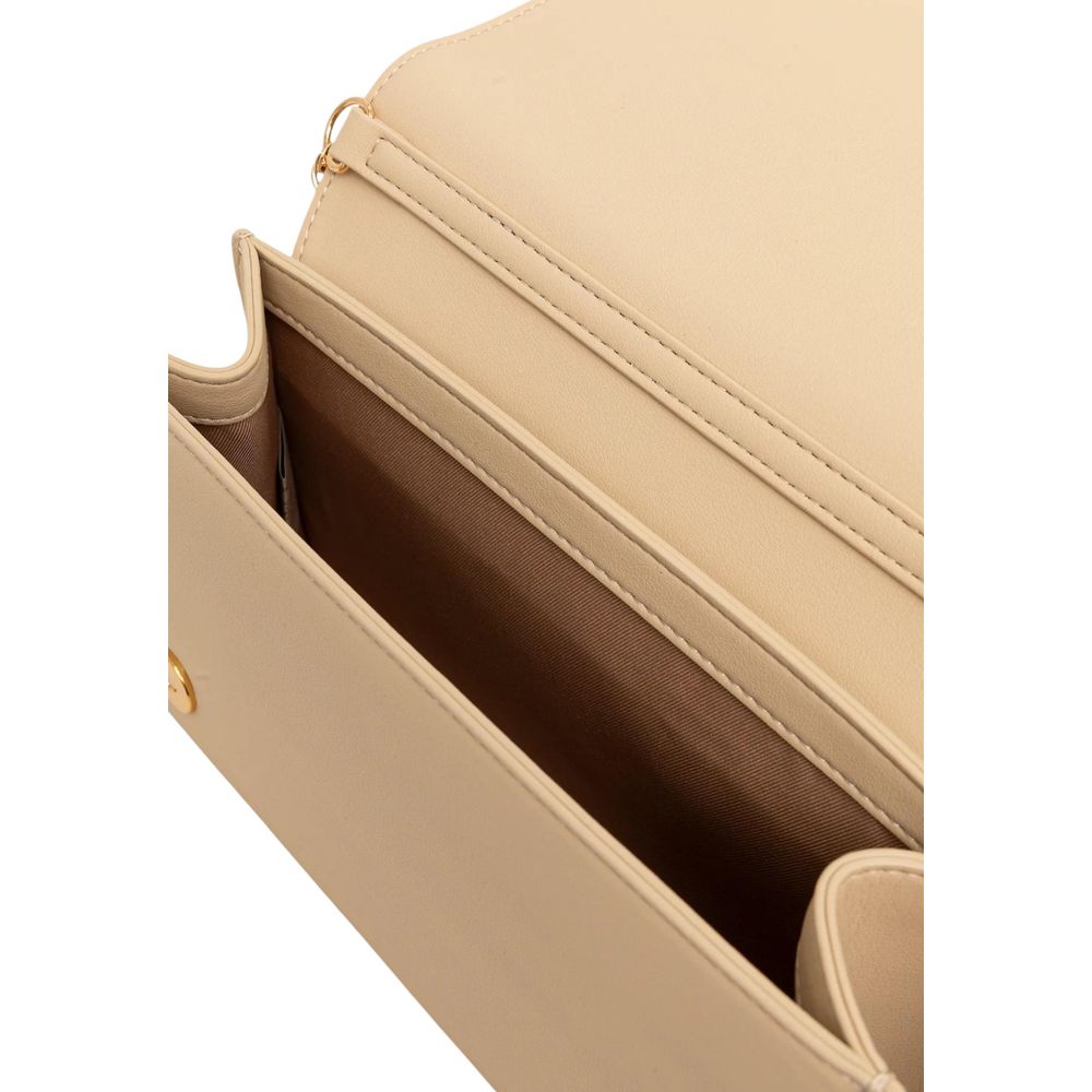 Beige Polyethylene Handbag