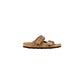 Brown Suede Leather Sandals