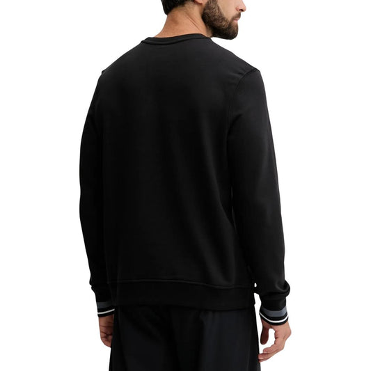 Black Cotton Sweatshirt