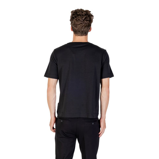 Black Cotton T-Shirt