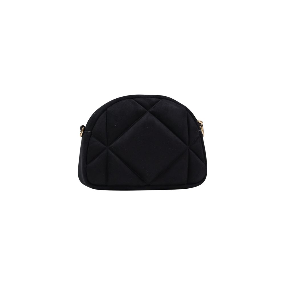 Black Suede Leather Handbag