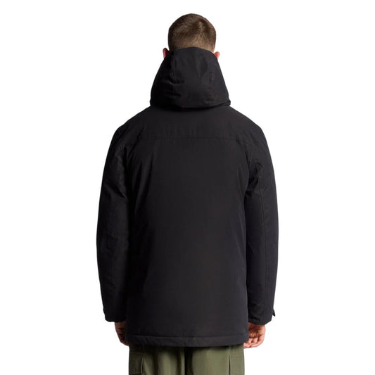 Black Polyester Parka