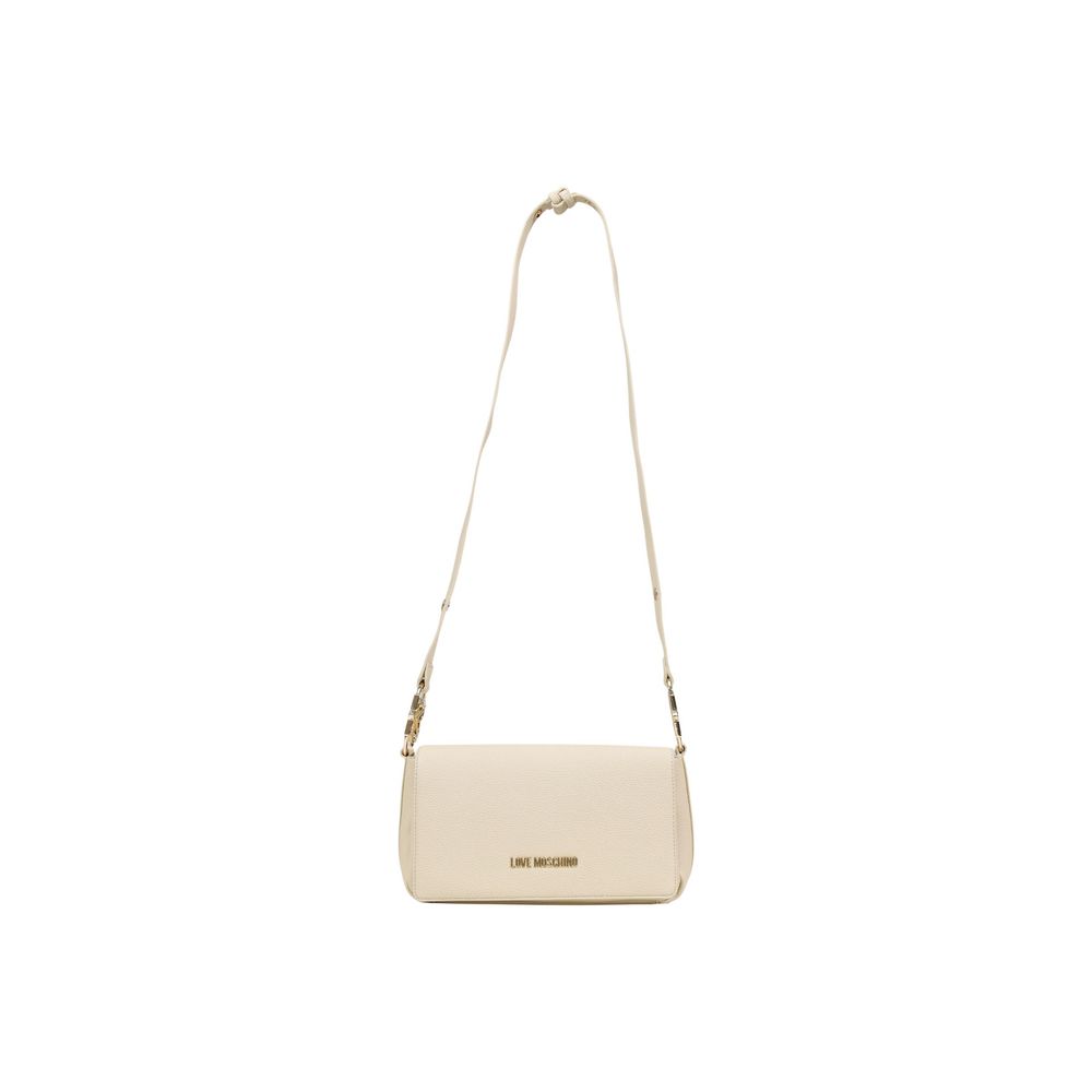 Beige Polyethylene Handbag