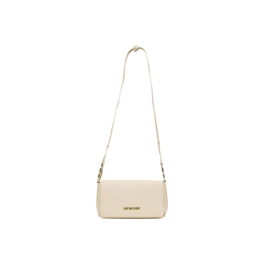 Beige Polyethylene Handbag