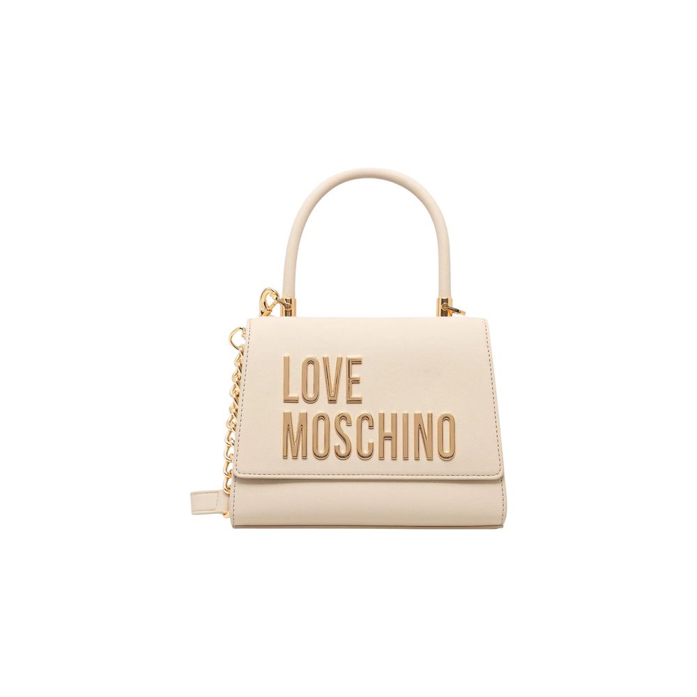 Beige Polyethylene Handbag
