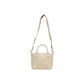 Cream Polyethylene Handbag