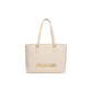 Beige Polyethylene Handbag