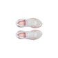 White Textile Athletic Sneakers