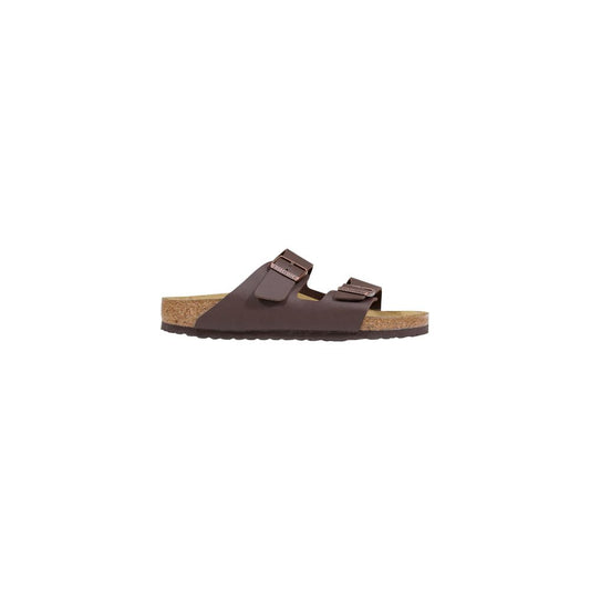 Brown Synthetic Flat Sandals