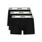 Black Cotton Men Boxer