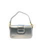 Silver PU Women Shoulder Bag