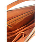 Orange Polyurethane Women Shoulder Bag