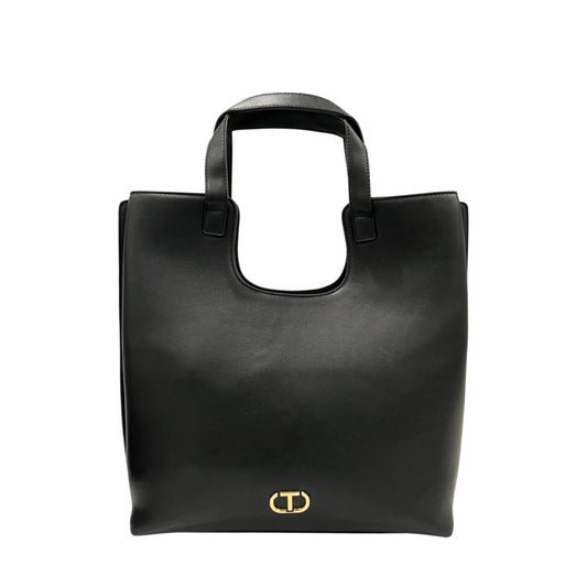 Black PU Women Shoulder Bag
