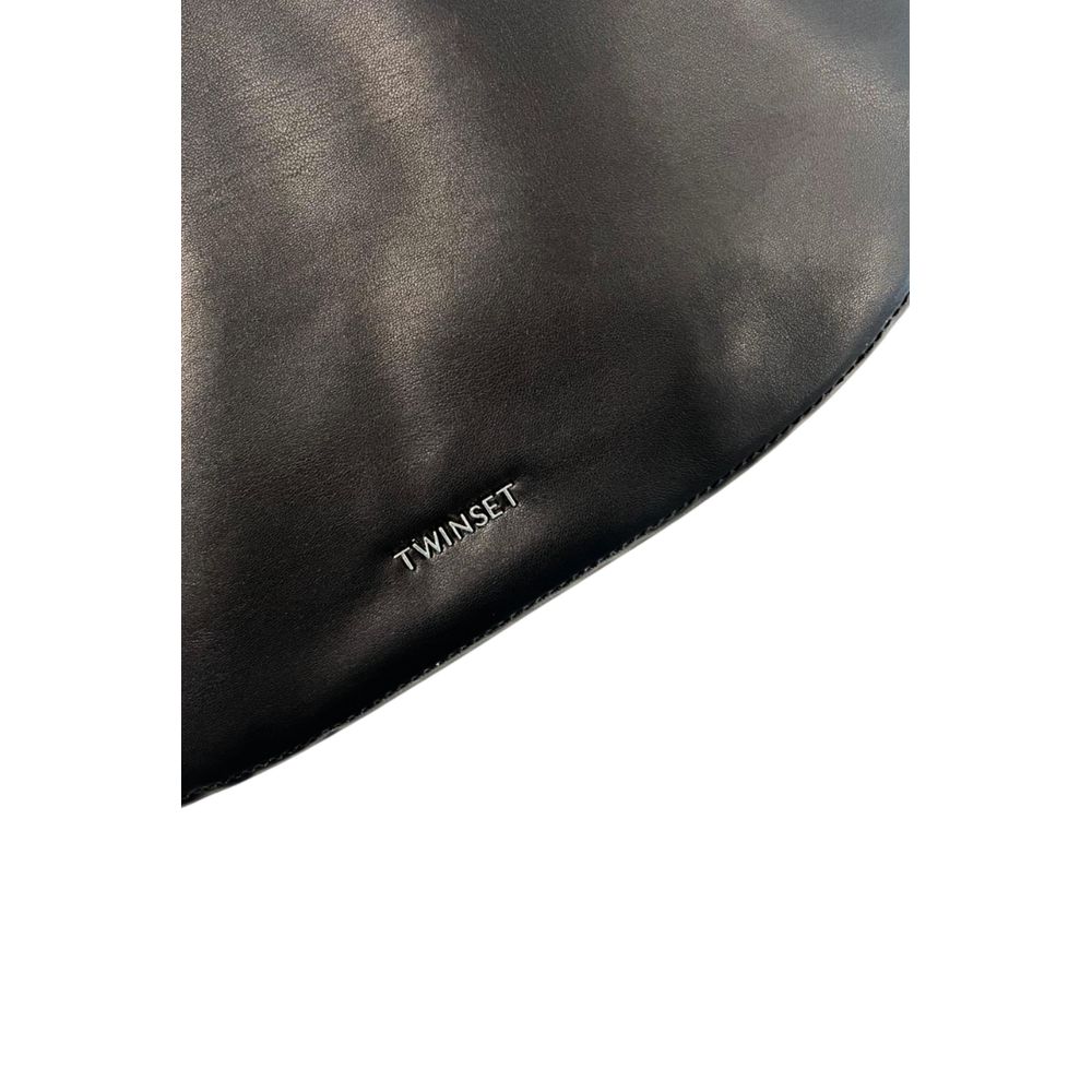 Black PU Women Handbag