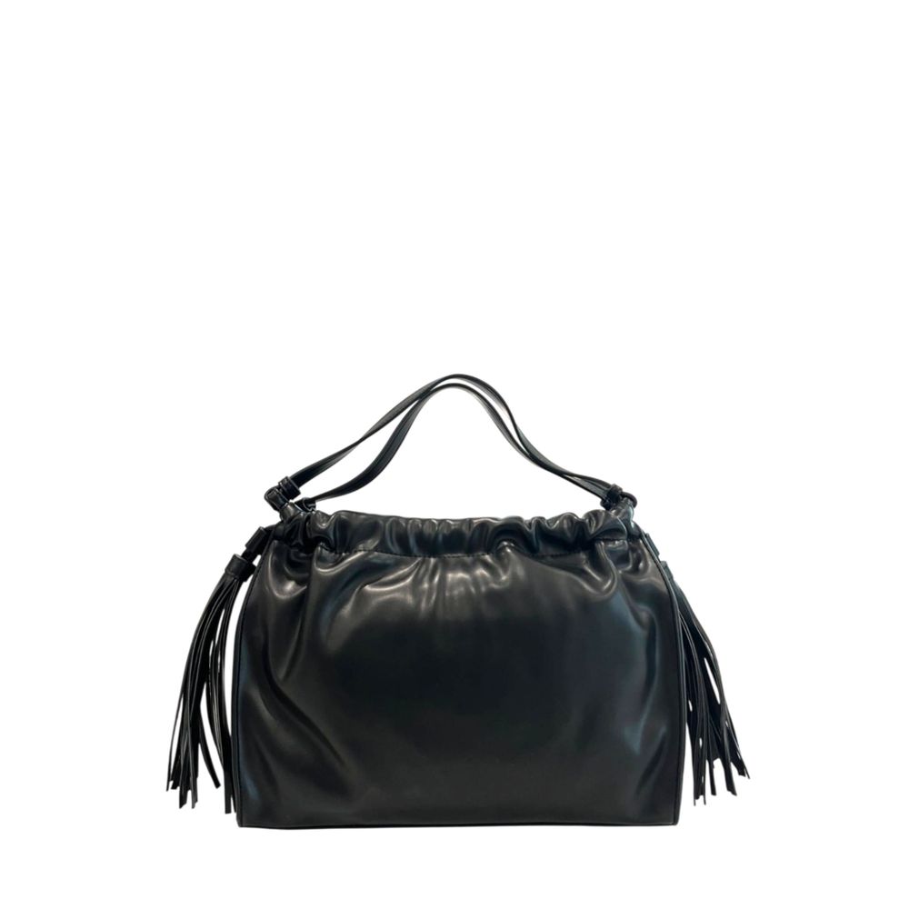 Black PU Women Shoulder Bag
