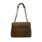Brown Polypropylene Women Crossbody Bag