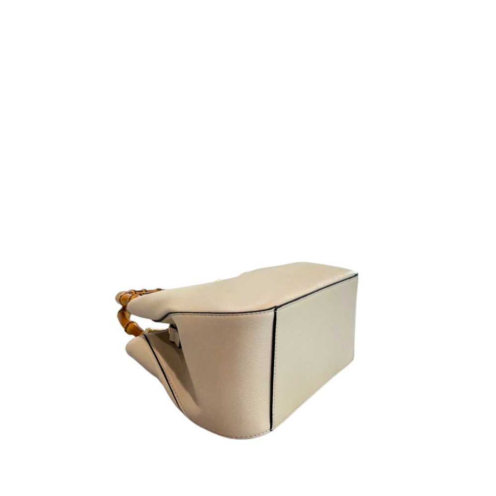 Beige PU Women Handbag