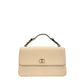 Beige Polyethylene Shoulder Bag