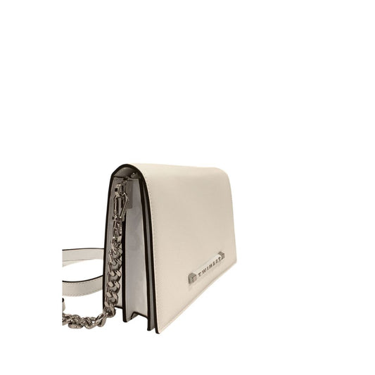 White Polyethylene Crossbody Bag