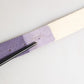 Men Purple Canvas Silver Metal Buckle Belt