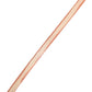 Women Orange Silver Metal Buckle Skinny Belt
