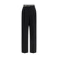Black Triacetate Dress Pants