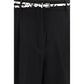 Black Triacetate Dress Pants