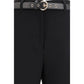 Black Triacetate Dress Pants
