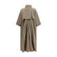 Bicolor Polyamide Trench Coat