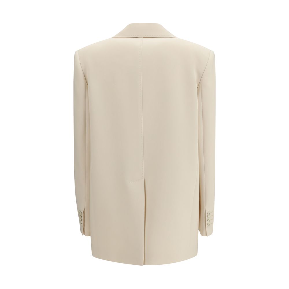 Beige Triacetate Blazer