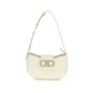 White Calf Leather Bos Taurus Shoulder Bag