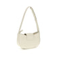 White Calf Leather Bos Taurus Shoulder Bag