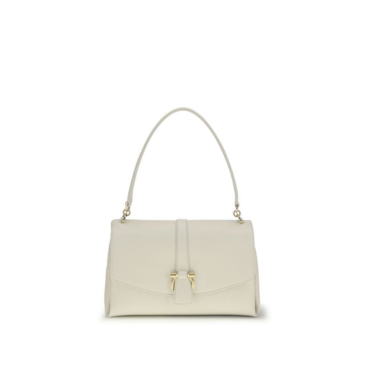 White Calf Leather Bos Taurus Shoulder Bag