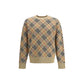Beige Cotton Sweatshirt