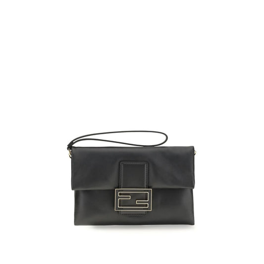 Black Calf Leather Bos Taurus Clutch Bag