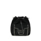 Black Calf Leather Bos Taurus Backet Bag