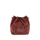 Bordeaux Calf Leather Bos Taurus Backet Bag