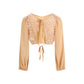 Orange Silk Blouse
