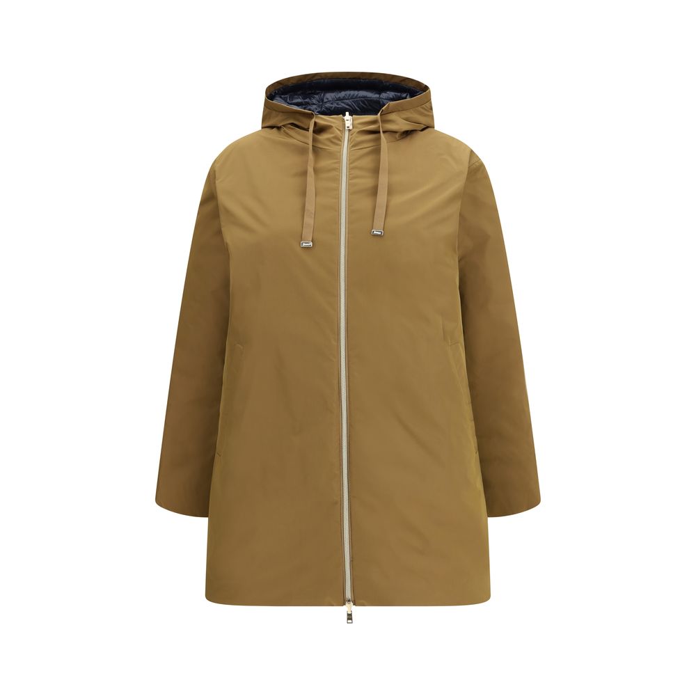 Blue Polyester Coat
