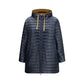 Blue Polyester Coat