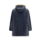 Blue Polyester Coat
