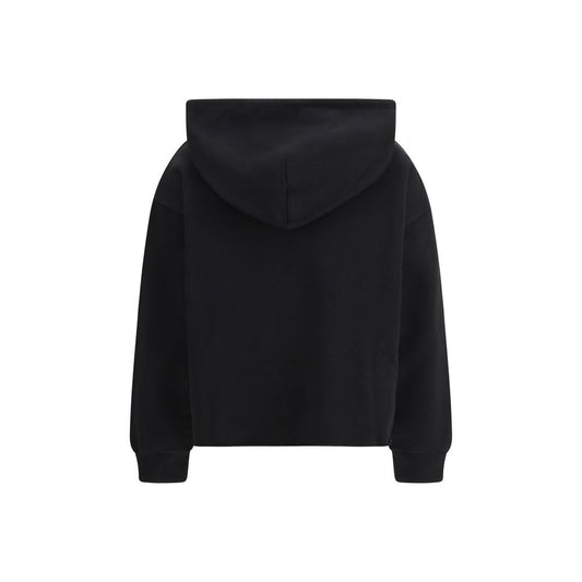 Black Cotton Sweatshirt