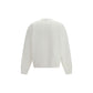 White Cotton Sweatshirt